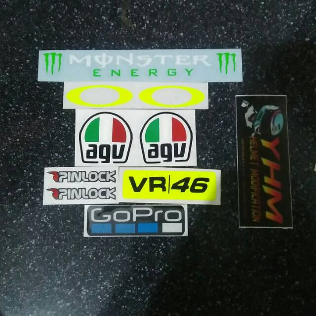 Flat visor agv k3sv fullset