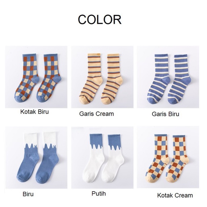 ENNWEN KK68 Kaos Kaki Wanita Japanese Spring And Summer Collection Women Sock-1