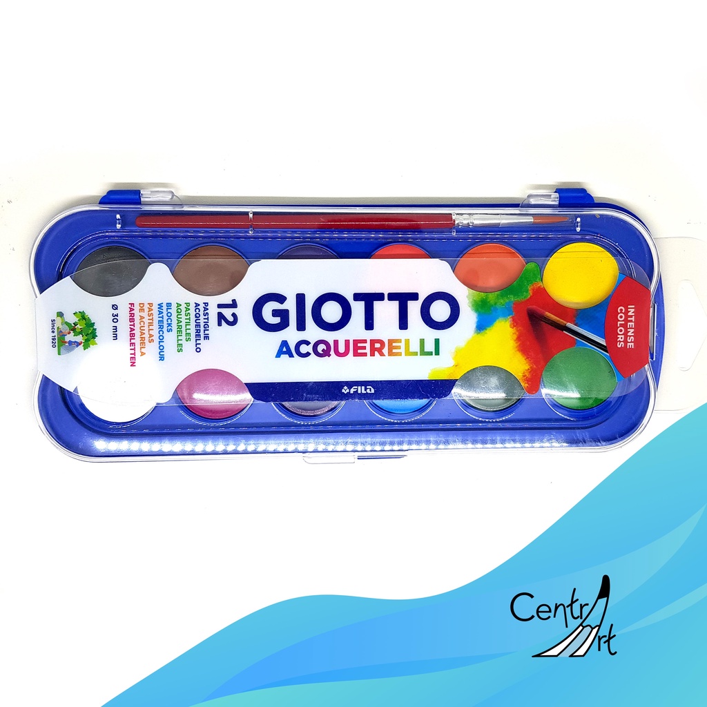 

GIOTTO Watercolor Blocks 30mm 12 color