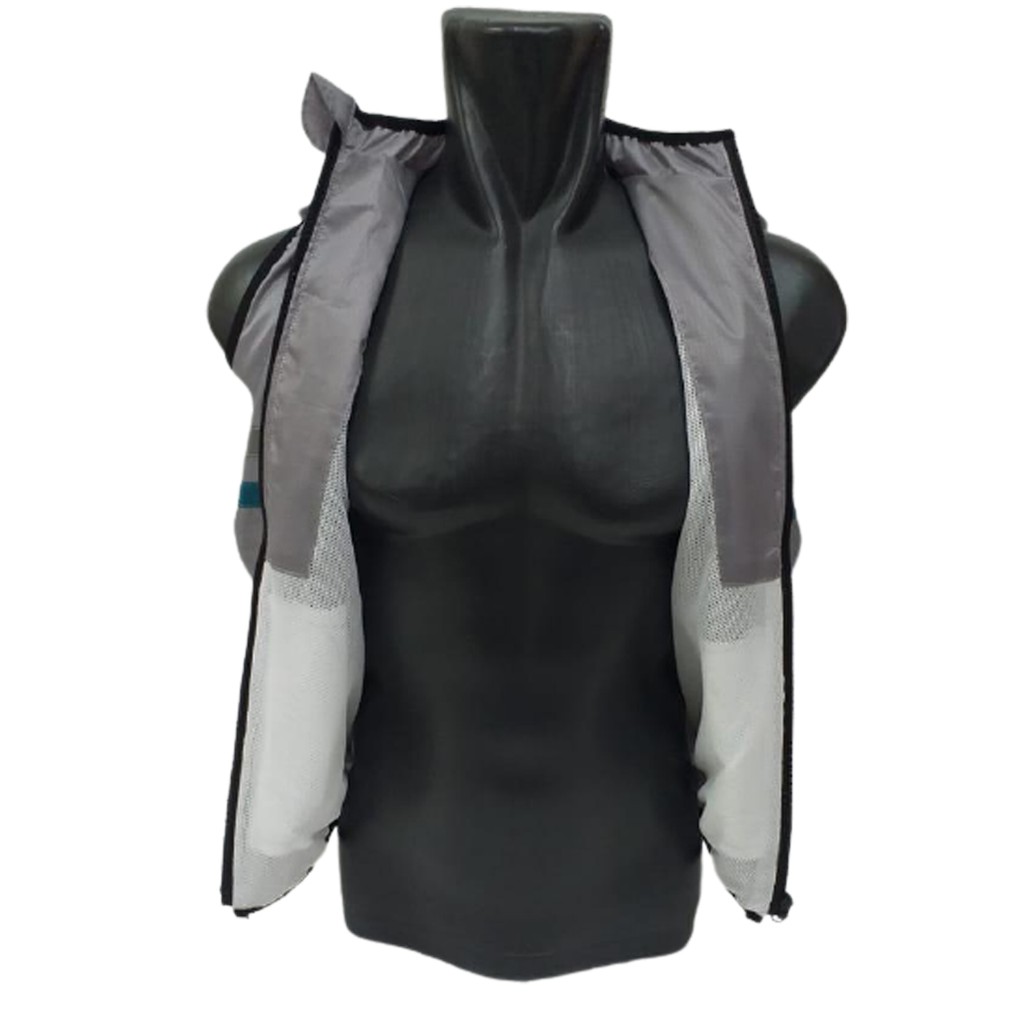Vest Neology Jaket Pria Hoodie Sepeda Lipat Penutup Kepala
