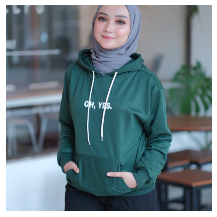 HOODIE UNISEX OH YES BABY TEBAL TERBARU,