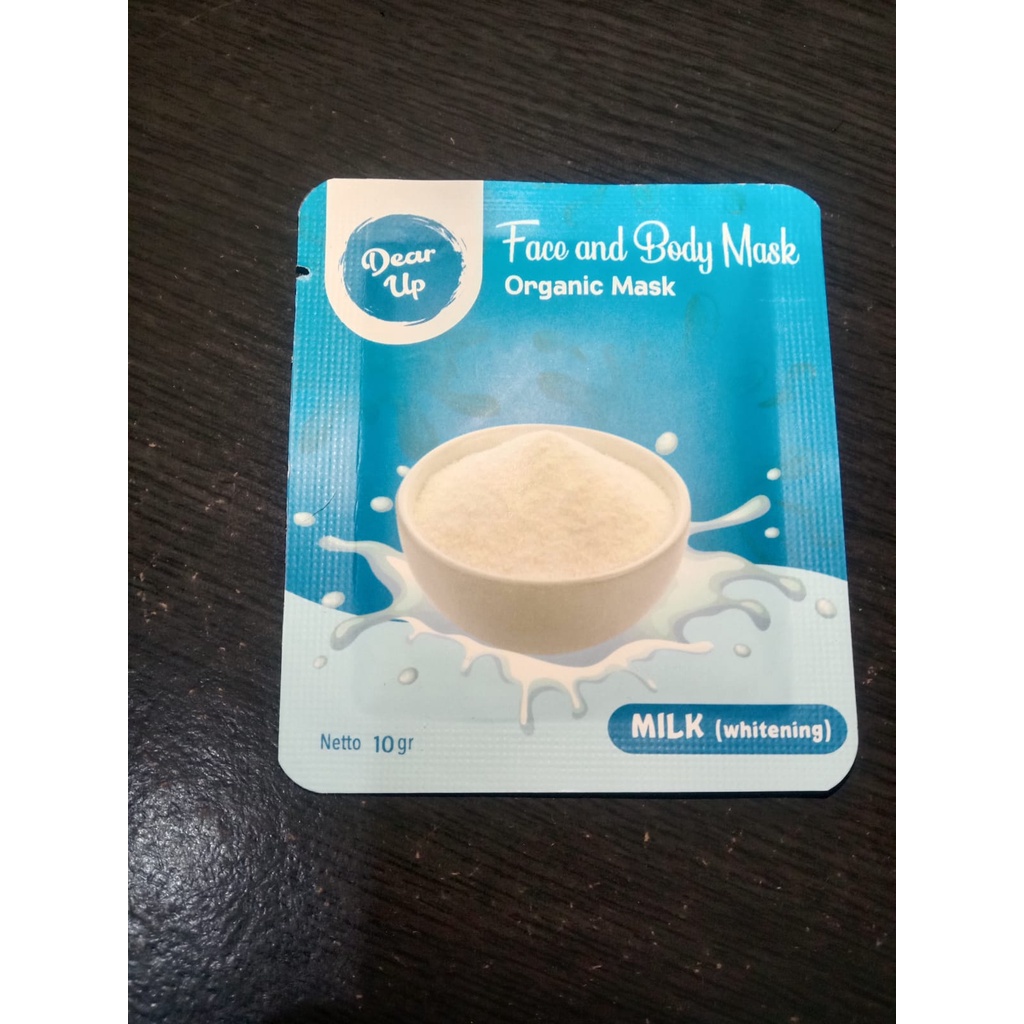 Dear Up Face Mask Organic 10 Gr