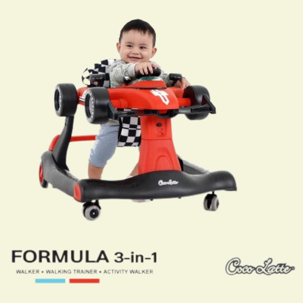 Baby Walker Cocolatte Formula 3 in 1 | Alat Belajar Jalan Bayi