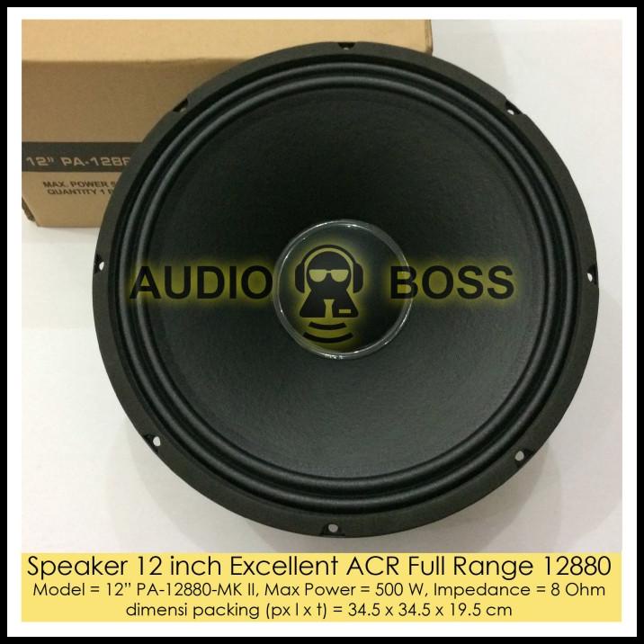 Speaker 12 Inch Excellent Acr Full Range 12880 - Speaker Acr 12" 12880