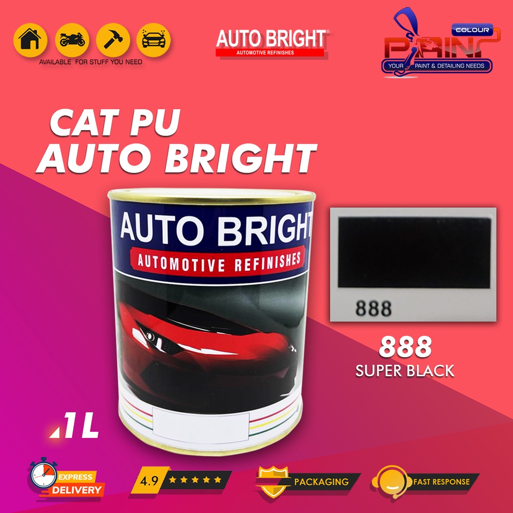 Cat PU Autobright - Super Black AB 888