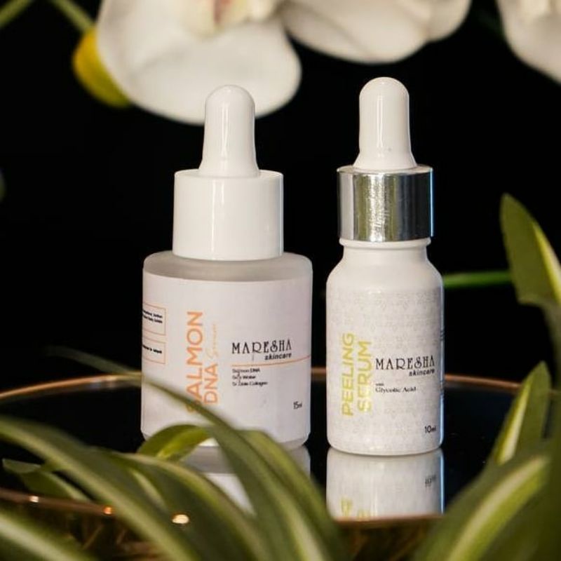 Maresha Bundle serum dna salmon dan peeling serum