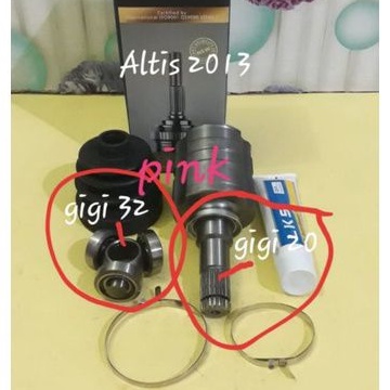 CV Joint Dalam As Roda Depan Dalam Toyota New Altis 2013