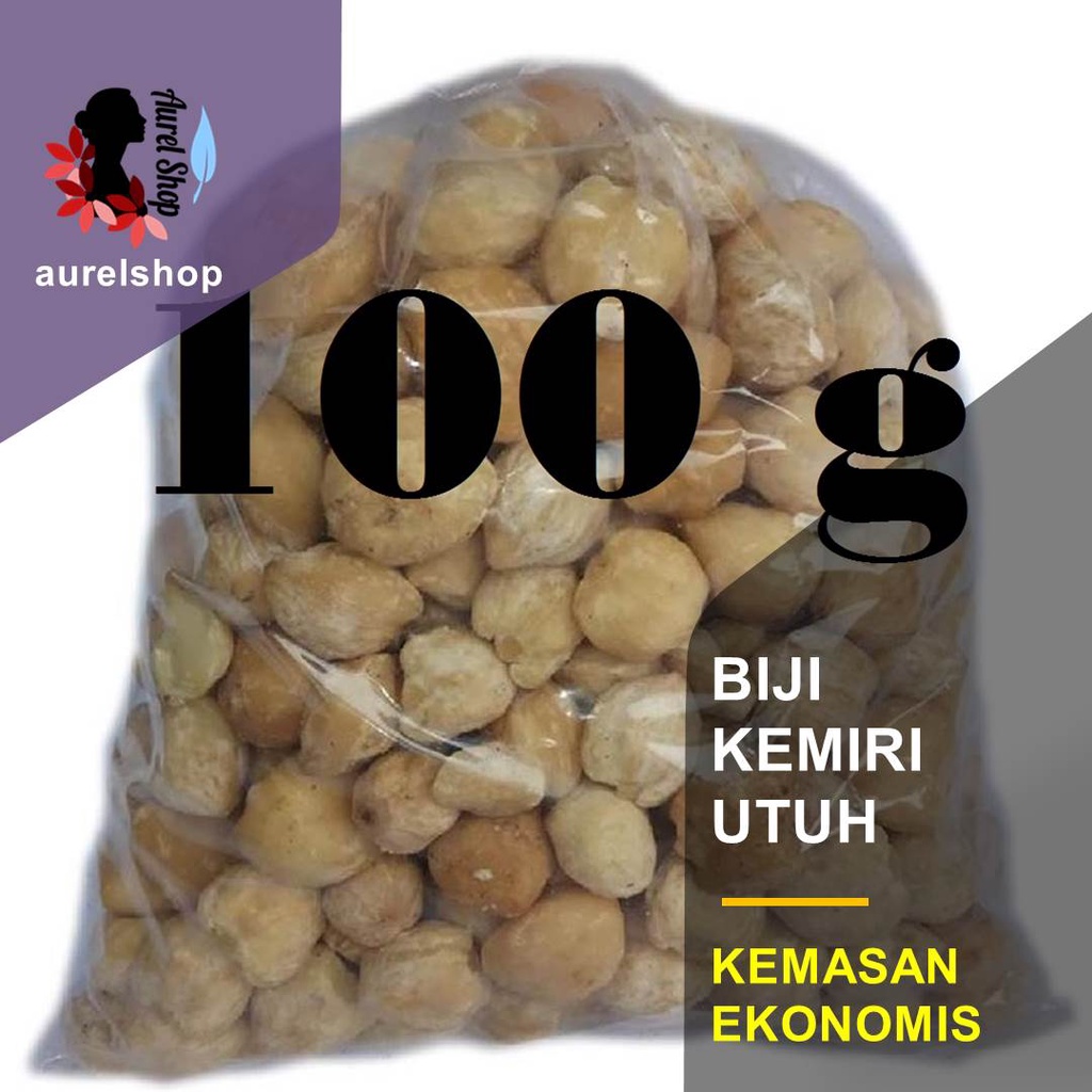 

100 gram Biji Kemiri Bulat