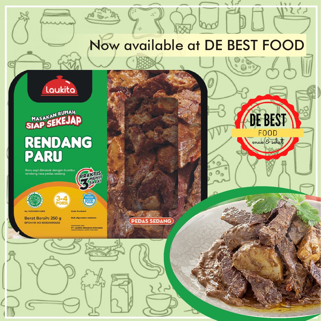 

Laukita Lauk Beku Rendang Paru 250 gr