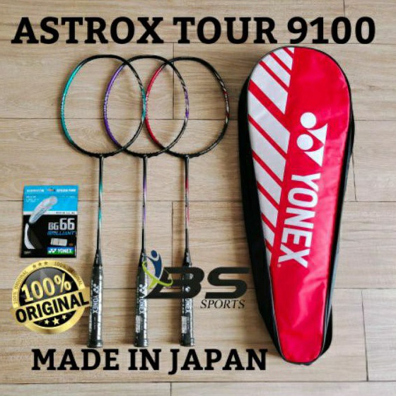 NEW  RAKET BADMINTON RAKET YONEX ASTROX TOUR 9100 ORIGINAL