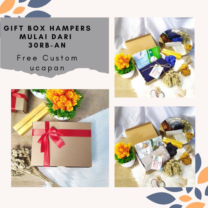 

GIFT BOX/HAMPERS GIFT BOX TERMURAH - HADIAH WISUDA ULANGTAHUN WEDDING/ HADIAH BOX MURAH MERIAH