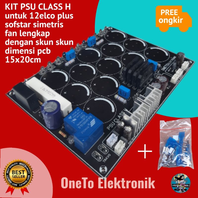 Kit PSU Class H untuk 12elco universal plus sofstar simetris fan