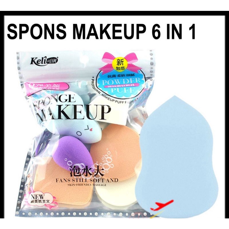 SPONS MAKE UP 6 IN 1 / SPONGE BEAUTY BLEND