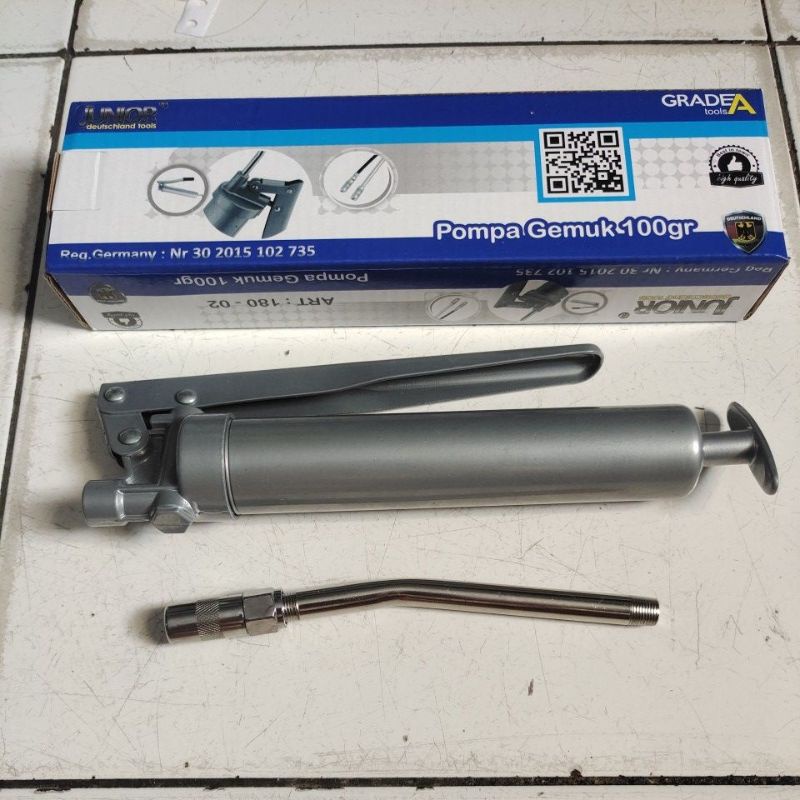 junior pompa gemuk 100gram / junior Grease gun 100gr