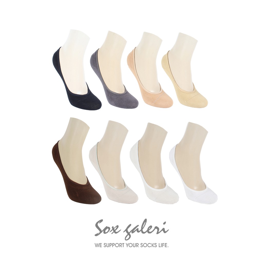 SOX GALERI - Kaos Kaki Wanita Katun Footie - Hidden Socks