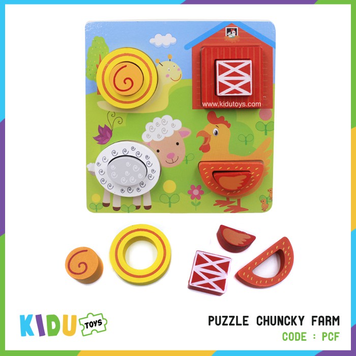 Mainan Anak Puzzle Chuncky Kidu Toys