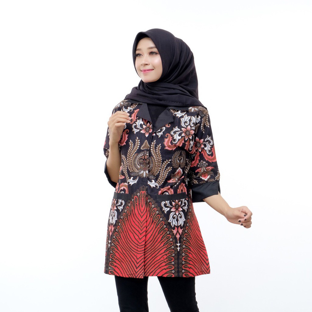 BAJU BATIK KANTOR WANITA GAJAH MADA