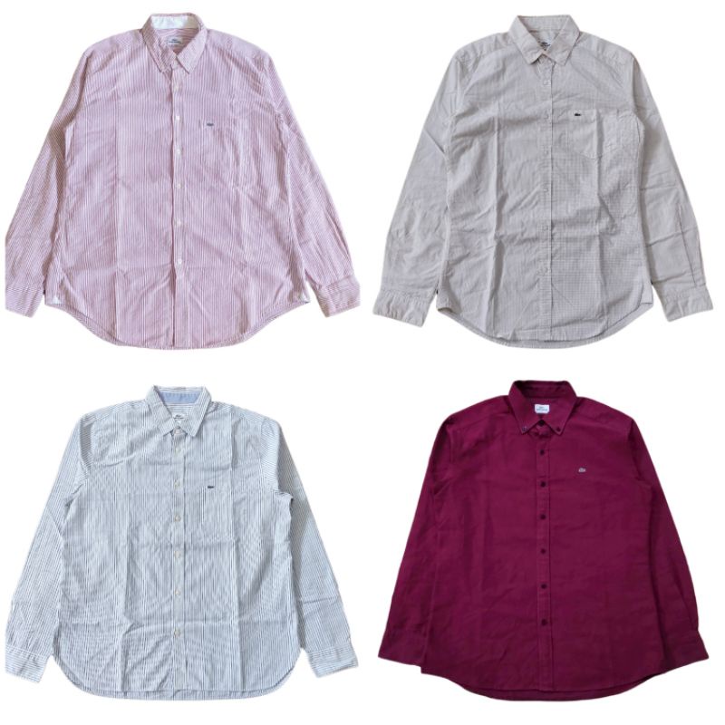 Kemeja Lacoste Original Second Preloved Work Shirt