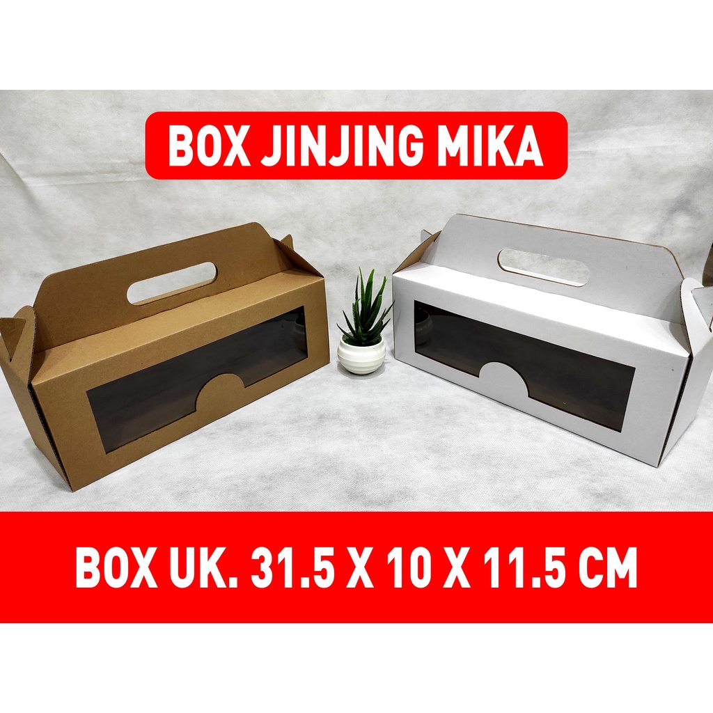 

KARDUS KARTON KADO JINJING MIKA BOX DIE CUT MURAH UK.31.5X10X11.5 CM