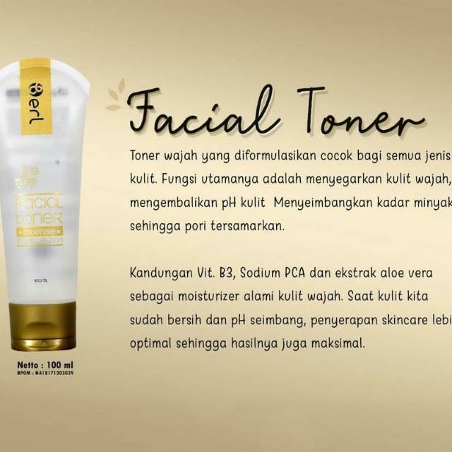 B erl Facial toner , b erl cosmetics, b er skincare