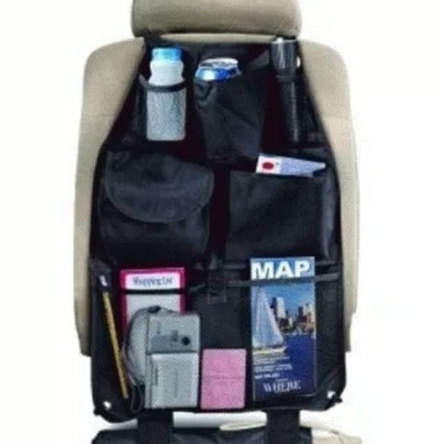 Auto seat car organizer Barang rapi di Mobil Aksesoris Mobil Avanza Agya Ayla Ertiga Livina