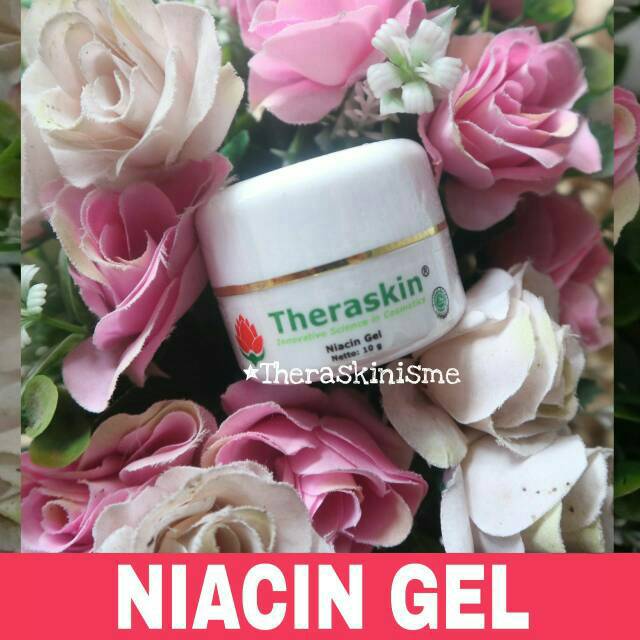 Niacin Gel Theraskin penghilang jerawat dan bekasnya memutihkan menghilangkan jerawat bekas jerawat