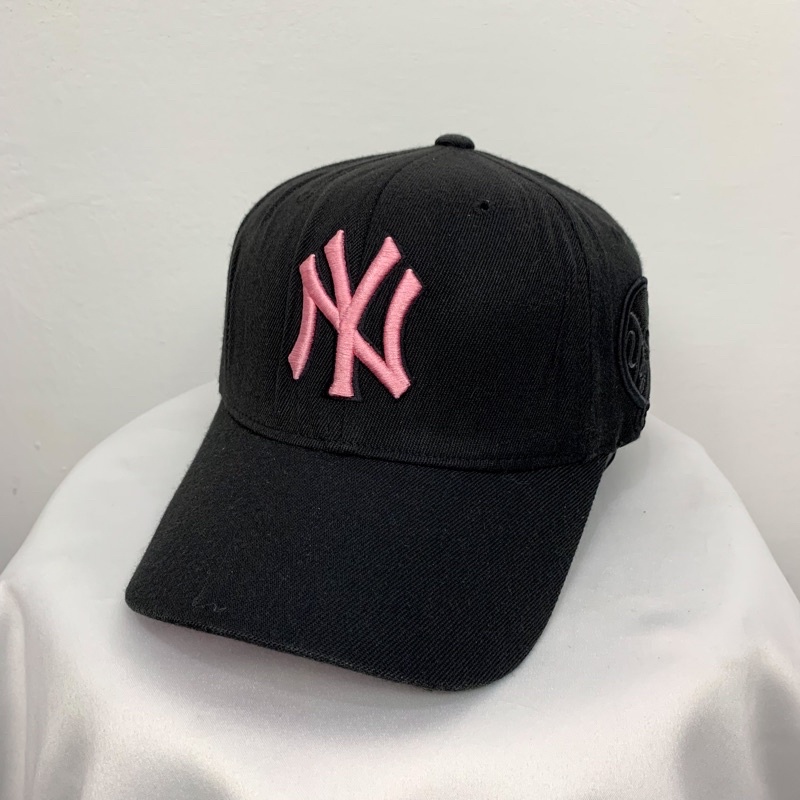 MLB Ny Black Pink Cap