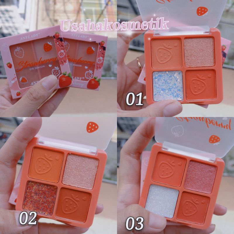 ANYLADY EYESHADOW &amp; BLUSH ON SWEET FRUIT WATERMELON PERPCS NO.793/880A