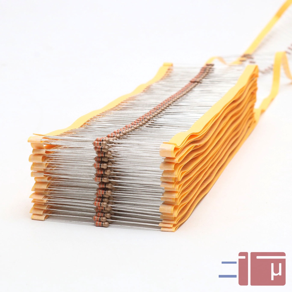 x10 Resistor 33R 33 Ohm 1/4W Karbon 5% Taiwan Kaki Tembaga