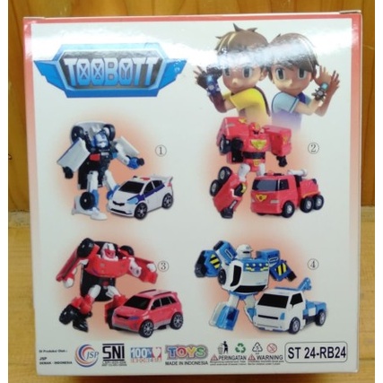 ST24-RB24 Mainan Robot Torbott Tobot Mini R Merah ST24 - RB24