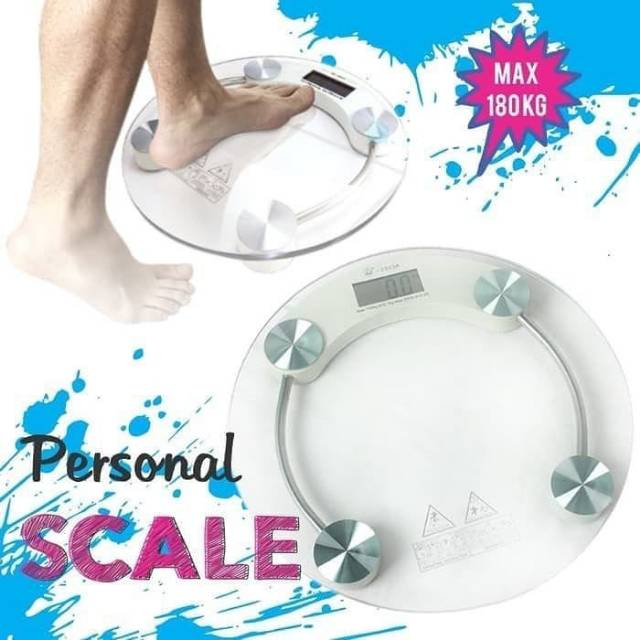 Timbangan Berat Badan Digital Lucu Polos Karakter Kuat Murah