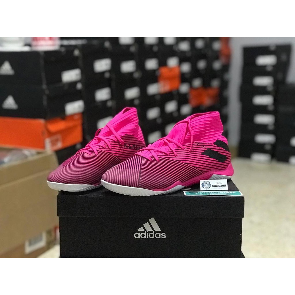 BEST SALE SEPATU FUTSAL ADIDAS NEMEZIZ 19.3 IN SHOCK PINK/BLACK F34411 ORIGINAL BNIB