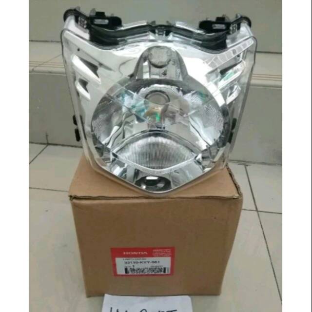 Lampu depan honda beat karbu