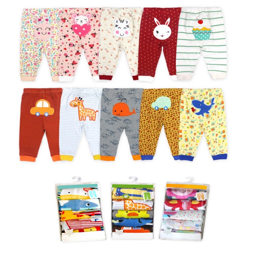 CELANA BAYI PANJANG 5IN1 ISI 5 PCS SNI BLUEFLY PANTS PANJANG