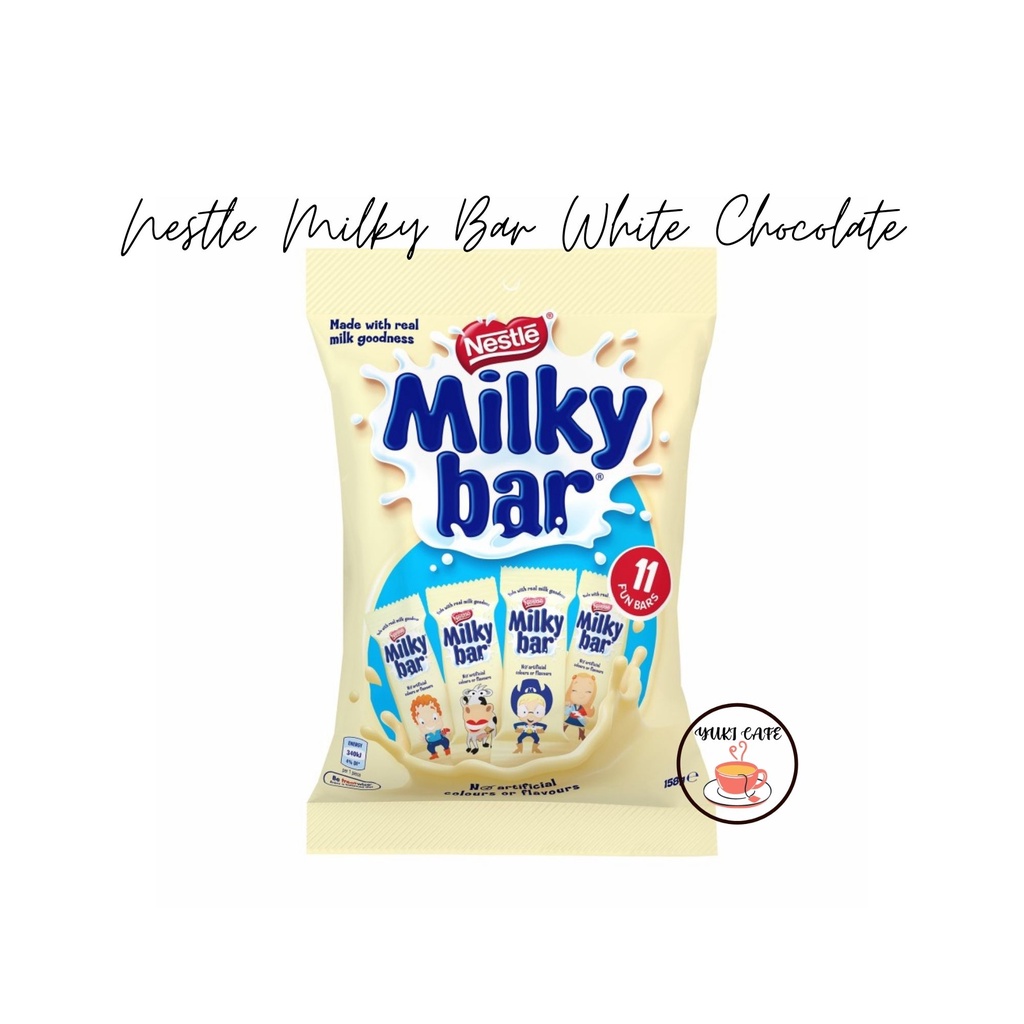 

COKELAT - NESTLE MILKY BAR WHITE CHOCOLATE