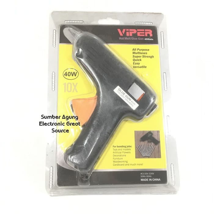 Alat Tembak Lem Bakar Viper Besar 40W Hot Melt Glue Gun 40 Watt