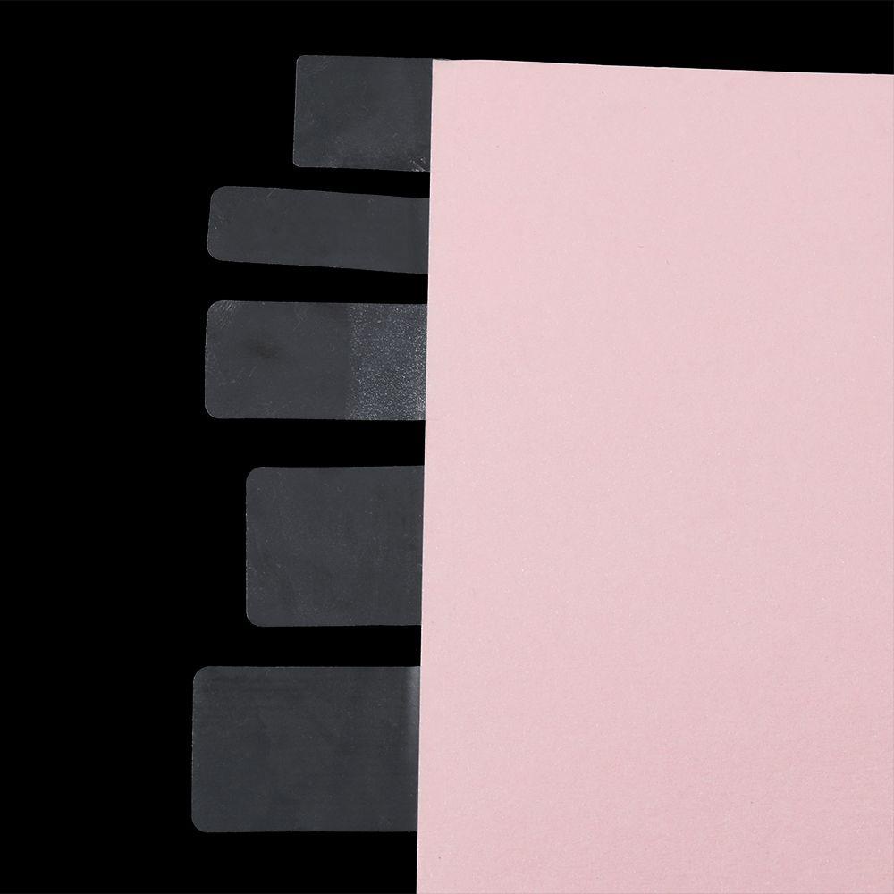 CHOOKYY 1000pcs Sealing Sticker Vinyl Label Perekat Diri PVC Transparan