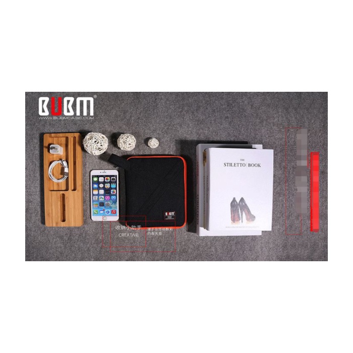 Jual Tas Gadget Softcase BUBM Smartphone Powerbank Tablet Vs Vivan - Biru Murah