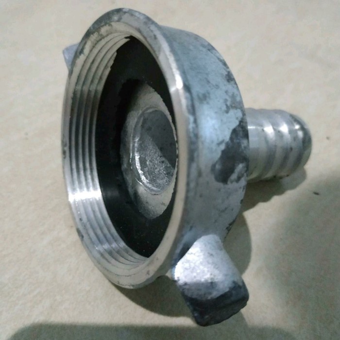 Nepel Kopling Sok Drat Mesin Water Pump Alkon Pompa Sedot 2 x 1" inch