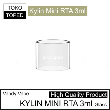 Vandy Vape KYLIN MINI RTA 3ml Replacement Glass | 24 kaca pengganti