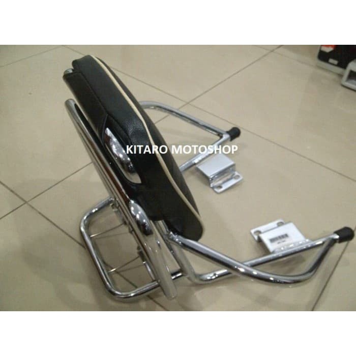 TERMUURAAH, Sandaran Jok belakang motor matic Stainless BUNG BOON made in Thailand .