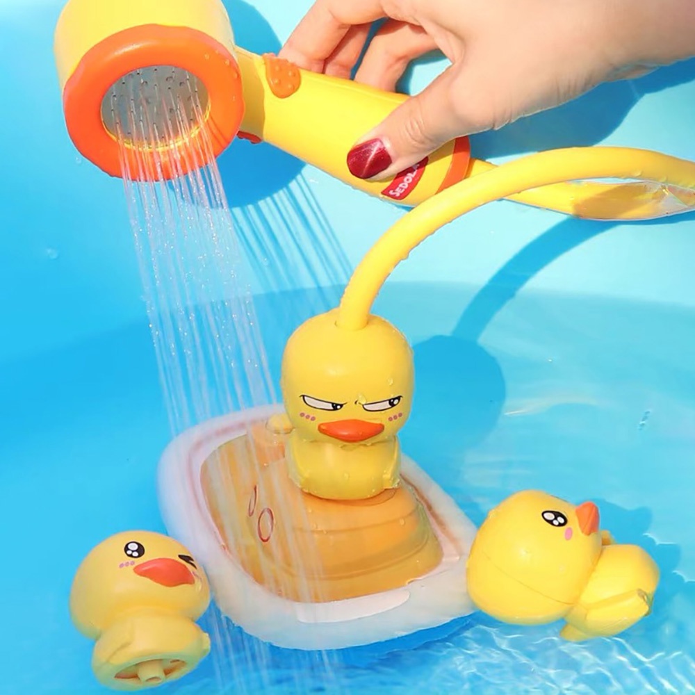 LAKOEOFFICIALMALL Bebek Mainan Mandi Anak Bayi Bath Toys With Shower Head-2