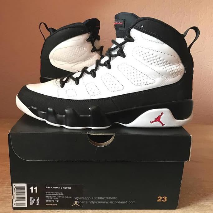 ■ LANGSUNG KIRIM SEPATU BASKET■ SEPATU BASKET AIR JORDAN 9 RETRO SPACE JAM BLACK WHITE SALE
