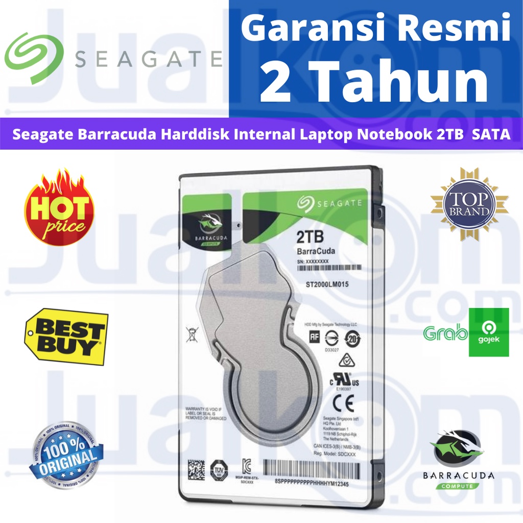 HDD Seagate Laptop Barracuda 2TB 2.5&quot; HD Hardisk Momentus Harddisk Internal