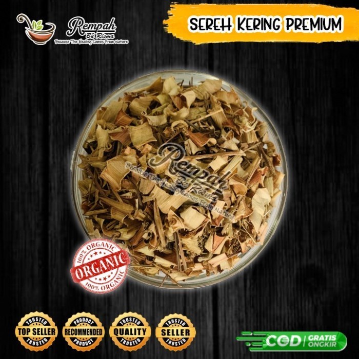 

ADY78 Sereh Kering 1 Kg Bersih Grade A Rempah Bu Risma