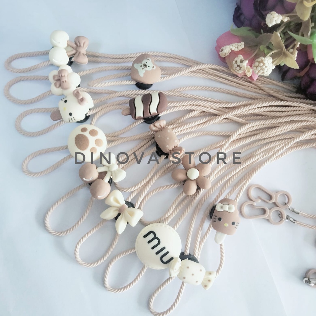 strap masker tali ulir COKLAT SERIES/strap masker brown series/strap masker 2in1/konektor masker/dinova store/pgx//tali masker/strap masker hijab/strap masker 2in1