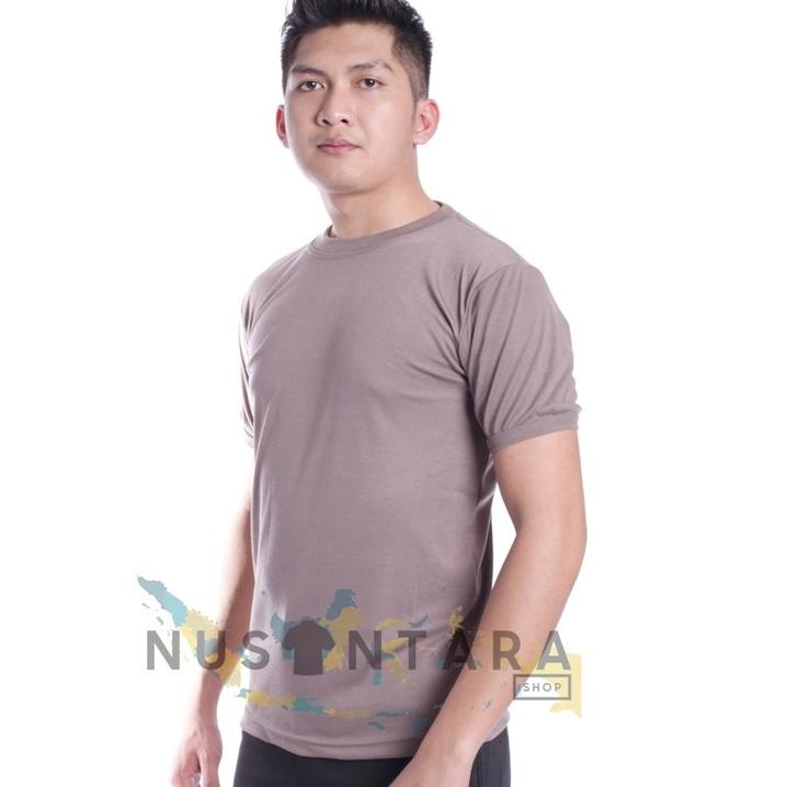 GROSIR Kaos Polos Coklat Navy Hitam Putih Army Kerah Pendek Kaos Satpam Security Kaos Polisi Tni Ter