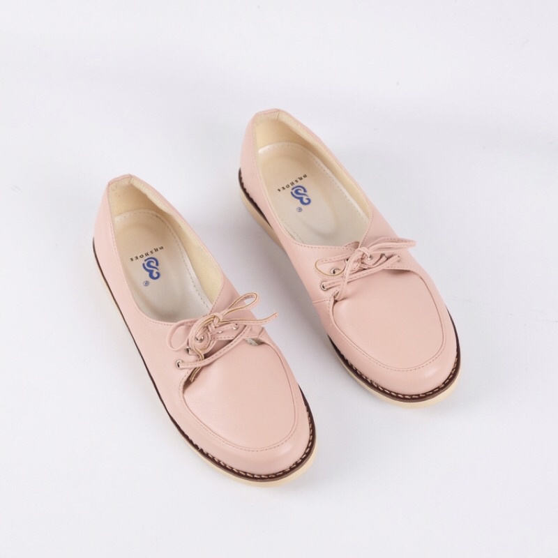 [SIAP KIRIM] BRShoes30 Pink Sepatu Kerja Casual Flat Wanita
