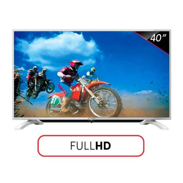 Sharp LED TV 40 inch 40LE185 Putih Garansi Resmi