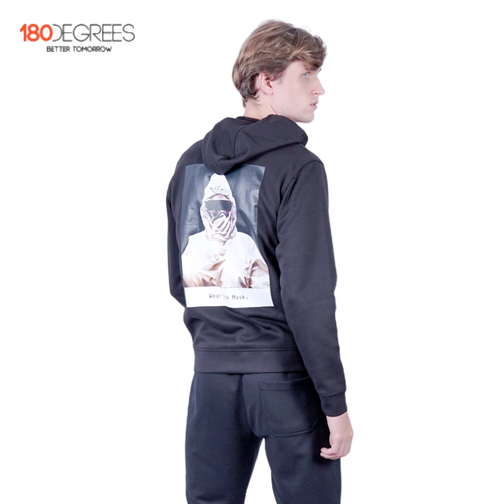 180 DEGREES | JAKET HOODIE SWEATER DISTRO PRIA WEAR A MASK